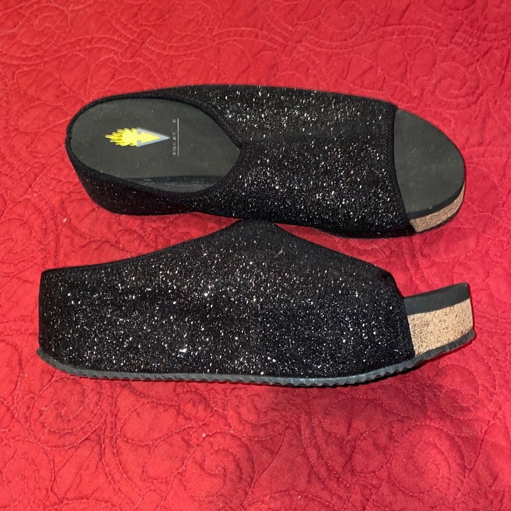 Volatile wedge sandals